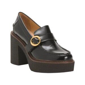 ODISSI Made In Spain Leather Heeled Loafers